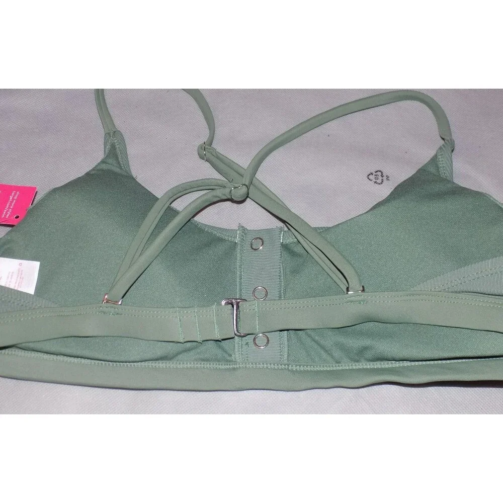 New NWT Xhileration women's juniors swim bikini top XL